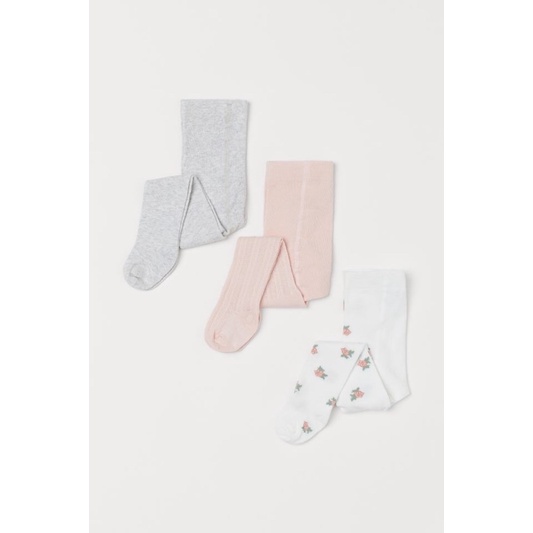 Set 3 quần tất hoa hm