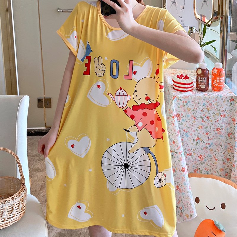 Váy Ngủ Cotton Cute 003 dáng suông Siêu xinh | BigBuy360 - bigbuy360.vn