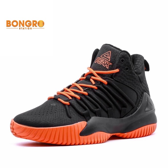 [FREESHIP 99K]Giày Bóng rổ Peak Streetball Master Fly Đen cam