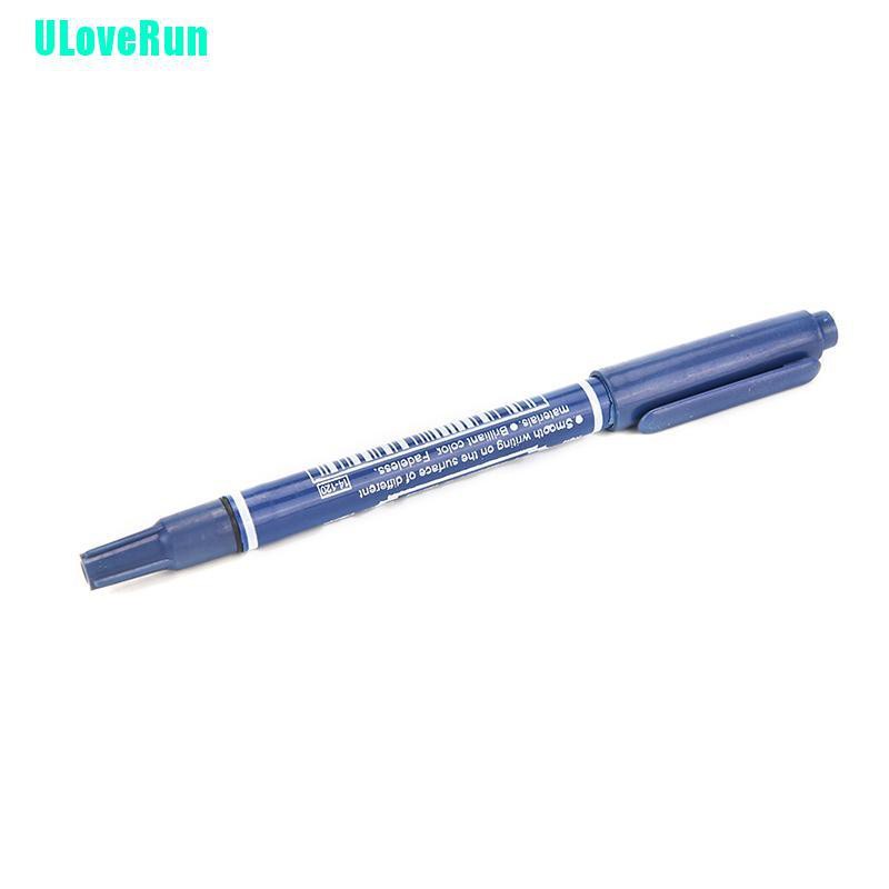 Uloverun Bút Đánh Dấu Vĩnh Viễn Hai Đầu Có Dây Móc Cho CD DVD Media
