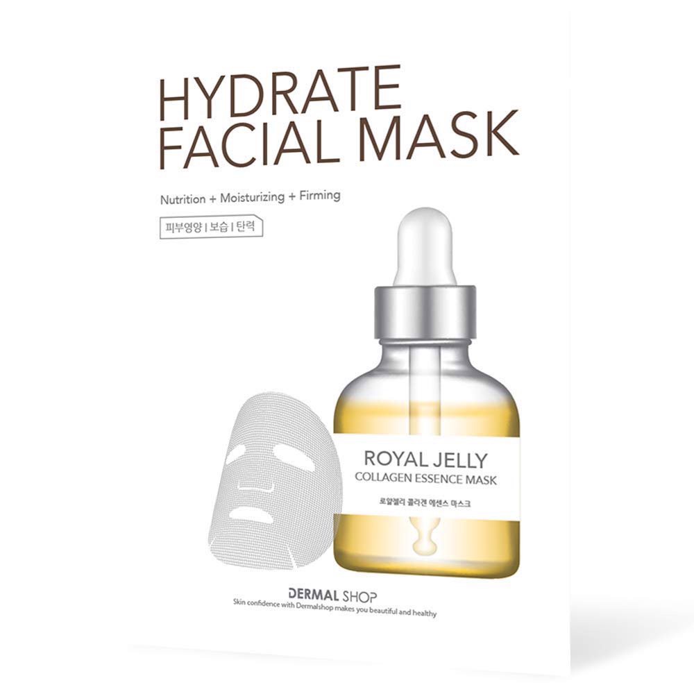 [Phiên bản cao cấp] Mặt Nạ Dưỡng Da Chống Lão Hóa Dermal Collagen Hydrate Facial Mask Royal Jelly