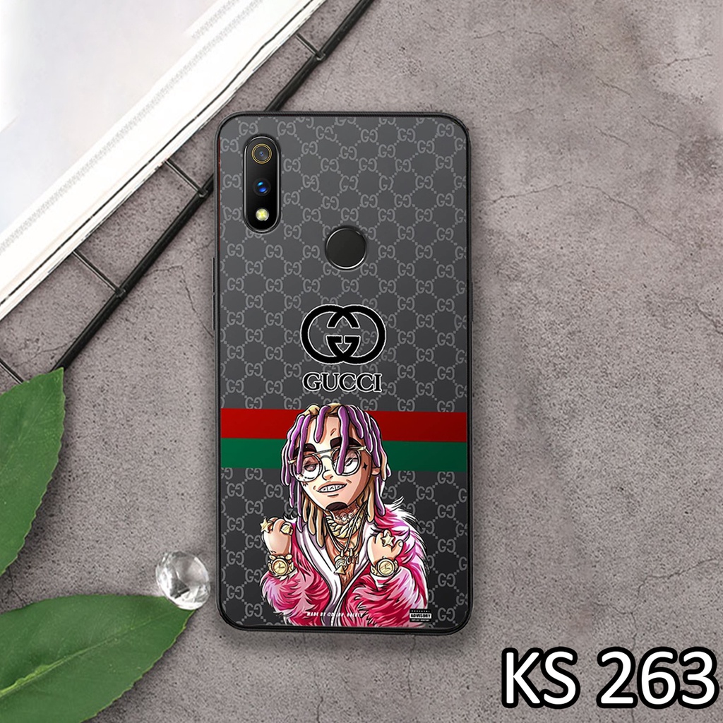 Ốp lưng Oppo Realme 1 - Realme 2 - Realme 3 - Realme 3 Pro - Ốp in hình GÜÇÇÏ - lưng nhám viền TPU cao cấp