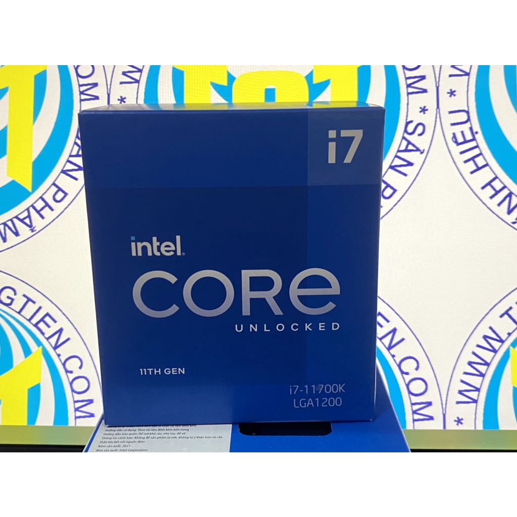 Bộ vi xử lý CPU Intel Core i7 11700K thế hệ 11 - Hàng Chính Hãng