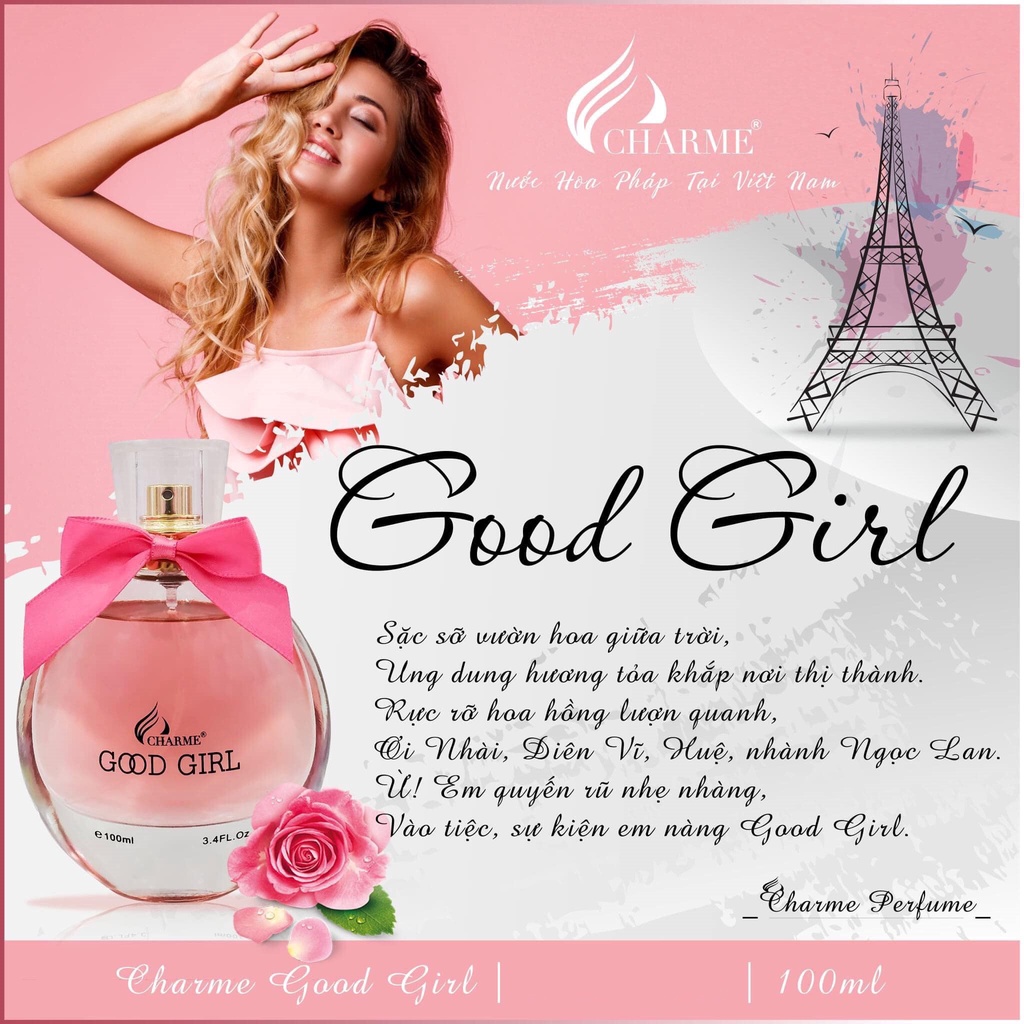 Nước hoa nữ Charme Good Girl 100ml