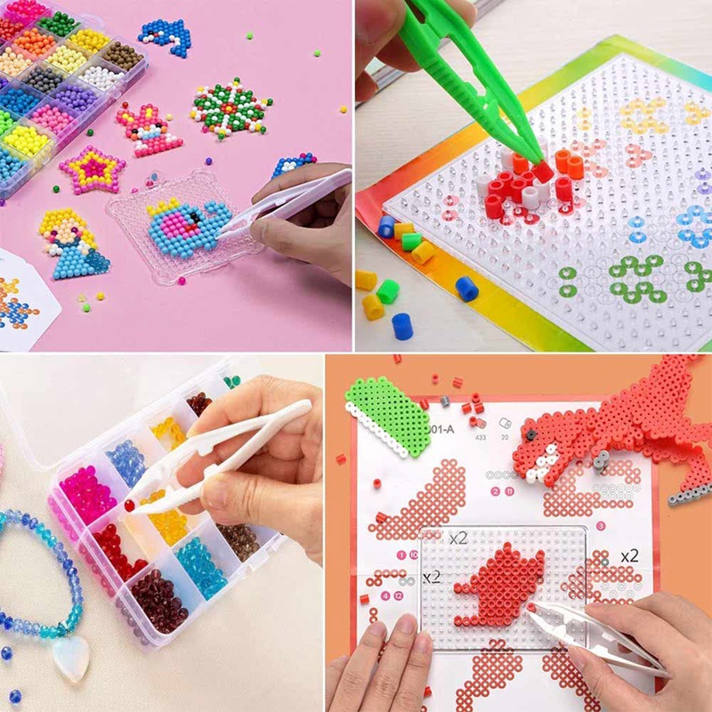 Set 120 Nhíp Nhựa Xỏ Hạt Làm Trang Sức DIY Cho Bé