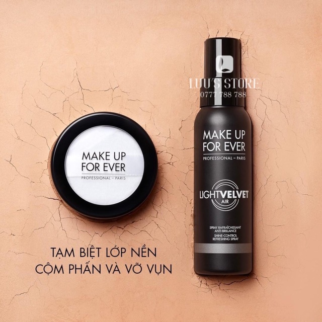 Xịt Khoá Trang Điểm Make Up For Ever Light Velvet Air | BigBuy360 - bigbuy360.vn