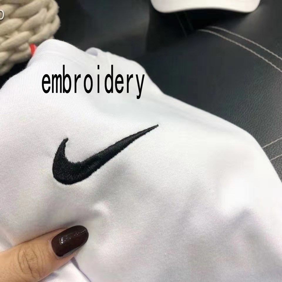 Hàng Có Sẵn Áo Thun cotton mne Thêu Họa Tiết Thời Trang unisex size Lớn / Cặp Đôi / plus