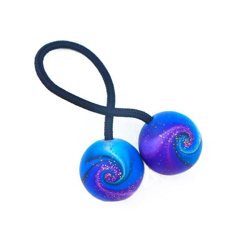 Quảng cáo Baole Ball Begleri Ngón tay Yo-Yo Hai quả bóng Một sợi dây Giải nén đầu ngón tay mà không cần