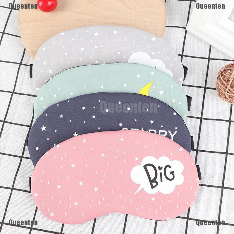 Mặt nạ che mắt ngủ cotton hình trời sao hoạt hình
