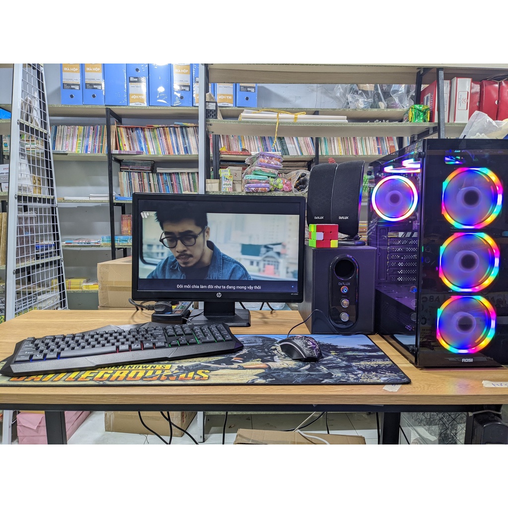 Trọn Bộ Máy Tính bàn Chơi Game Fifa OL4, Liên Minh, PUBG [I5 4460/4xxx/ Ram 8G/SSD 120/HDD500G VGA GT730/màn hình 19-20"