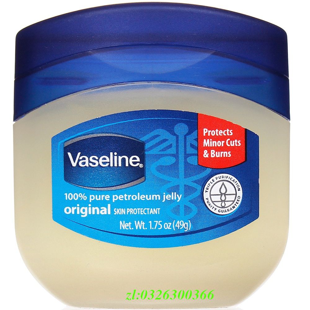 Sáp Dưỡng Da 49g Vaseline 100% Pure Petroleum Jelly Original Không Màu