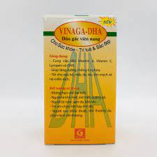 Dầu Gấc VINAGA DHA Viên Sáng Mắt, Đẹp Da, Chống Oxy Hóa. Kích Thích Ăn Ngon, Tiêu Hóa Tốt Cho Bé