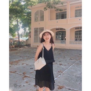Đầm Maxi Hai Dây Suông SD07