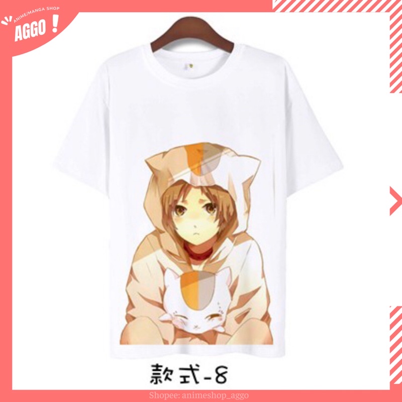 Áo Thun Nyanko-sensei - anime Natsume Yuujinchou