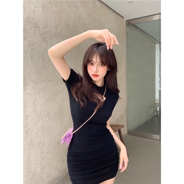 Váy ngắn body sexy khoét ngực