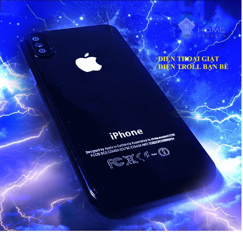 Điện Thoại Đồ Chơi Giật Điện - Đồ Chơi Cá Tháng Tư Troll Bạn Bè iPhone Giật Điện Giống Thật