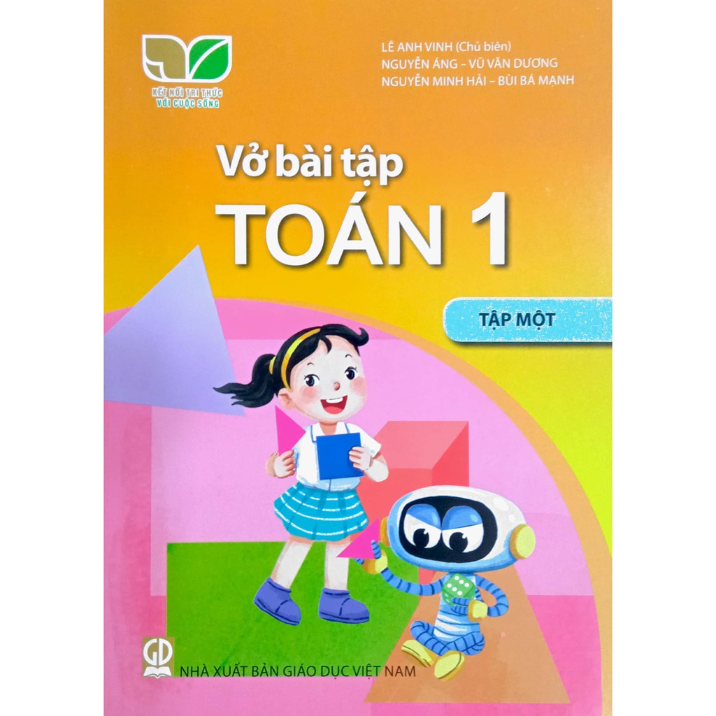 Sách - Vở bài tập Toán 1 - Tập 1  bán kèm bao sách