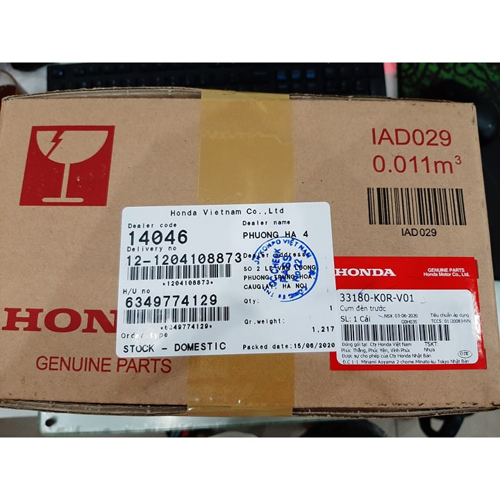 Cụm đèn trước sh 125 sh150 sh 2020 2021 2022 đèn pha honda