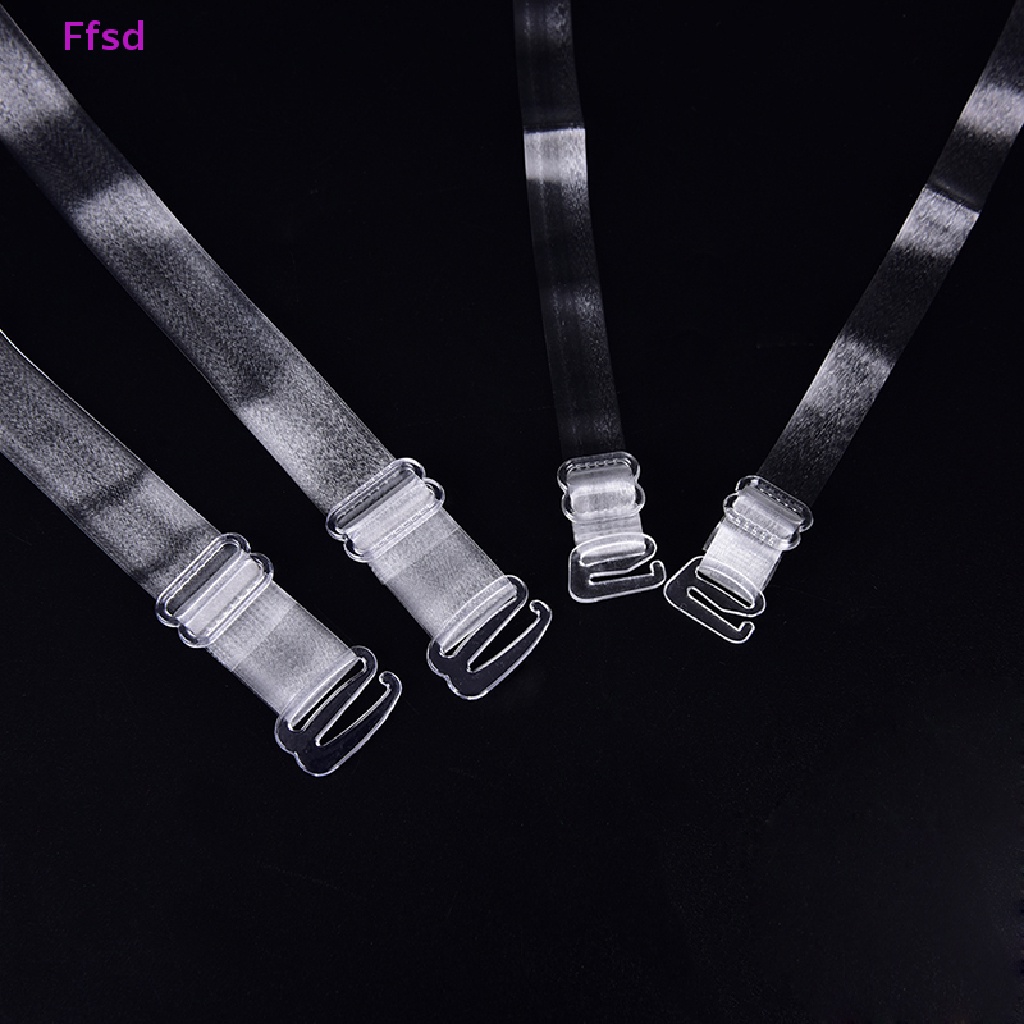 {Ffsd} Set 3 Cặp Dây Áo Ngực Trong Suốt Pha Lê Vô Hình Thiết Thực * Bán Chạy
