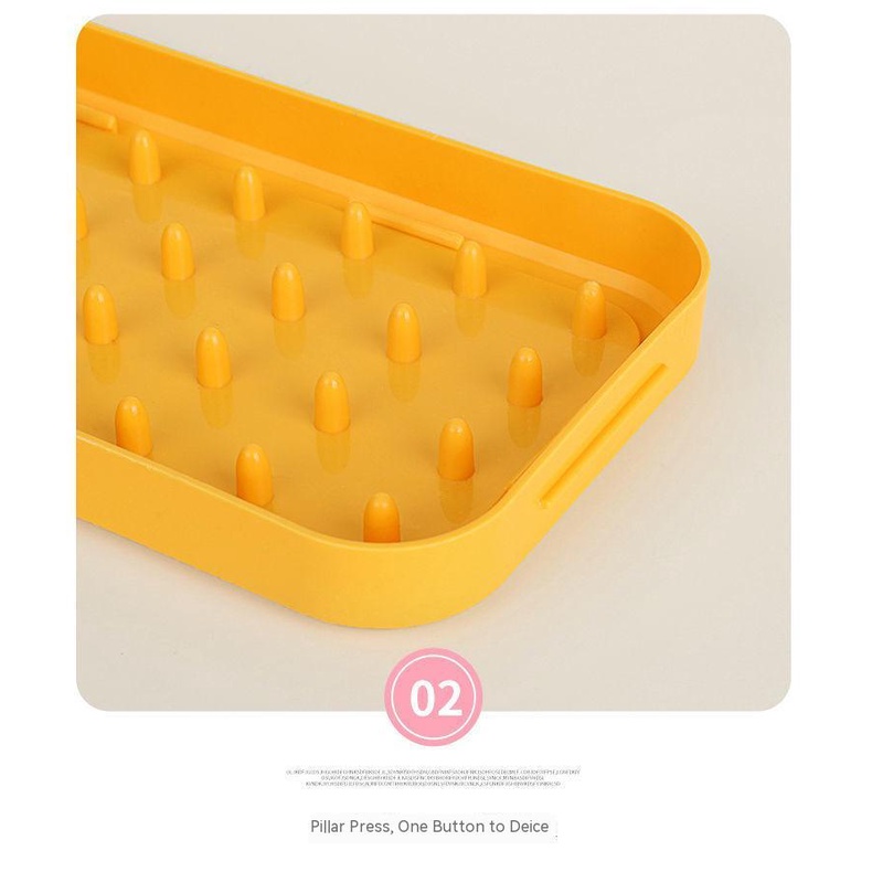 Khay Làm Đá Nhiều Tầng Bằng Silicone Cấp Thực Phẩm Kích Thước Lớn Có Nắp Đậy