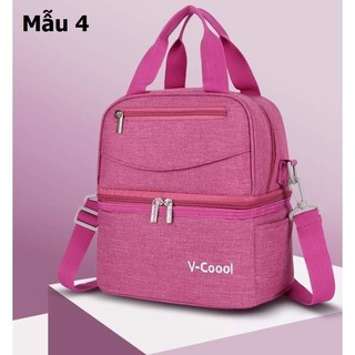 (Kèm 2 thanh đá khô) Balo giữ lạnh sữa mẹ cao cấp Vcool