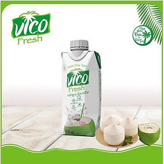Nước dừa tươi Vico Fresh hộp 330ml