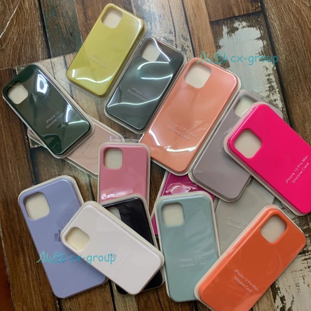 Ốp điện thoại silicon cao cấp có logo độc đáo cho iPhone 12 Mini 12 Pro Max 12 5.4&quot; 6.1&quot; 5.7&quot;
