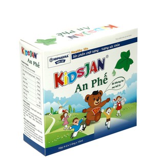 Siro ho Kidsjan An phế giúp bổ phế, giảm ho, khản tiếng, viêm họng, viêm đường hô hấp 20 ống