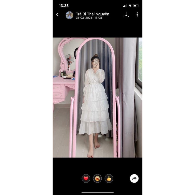 [Mã FAGREEN245 giảm 10% tối đa 30K đơn 99K] Váy maxi 5 tầng trắng tinh khôi | BigBuy360 - bigbuy360.vn