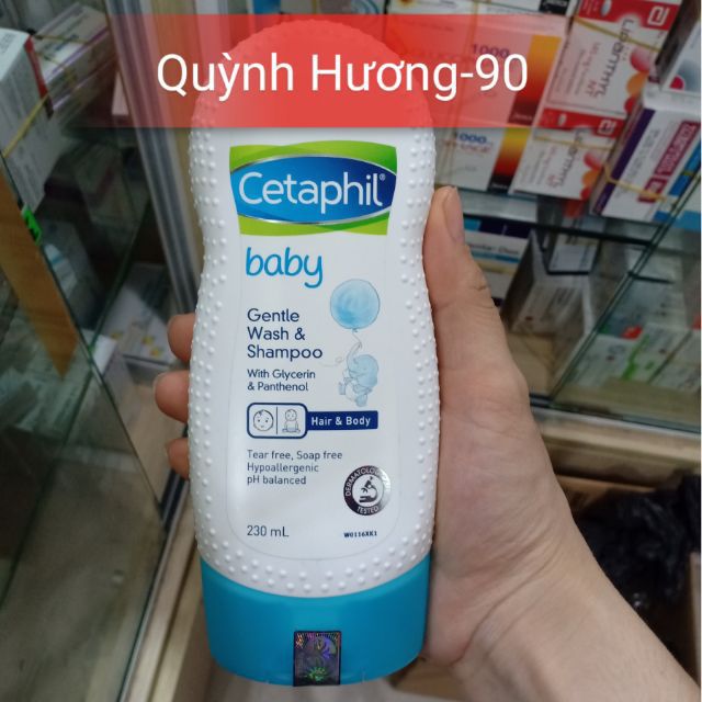 Sửa tắm gội toàn thân Cetaphil baby 230ml.