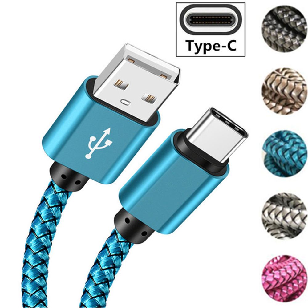 Dây cáp sạc nhanh Usb 2.0 nhiều màu sắc tuỳ chọn dài 1m/ 2m/ 3 cho Samsung Galaxy S10 S9 Huawei P30 P20