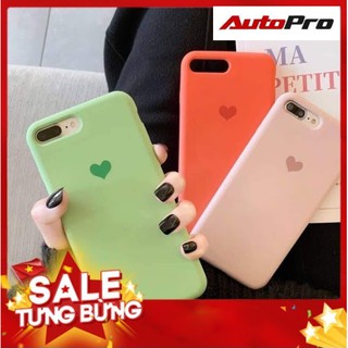 ⚡️Freeship 50k - Toàn quốc⚡️[ẢNH THẬT] Ốp Lưng Chống Bẩn Logo Trái Tim 💚🧡💖 - Ốp Iphone Dẻo [ GT-A ]