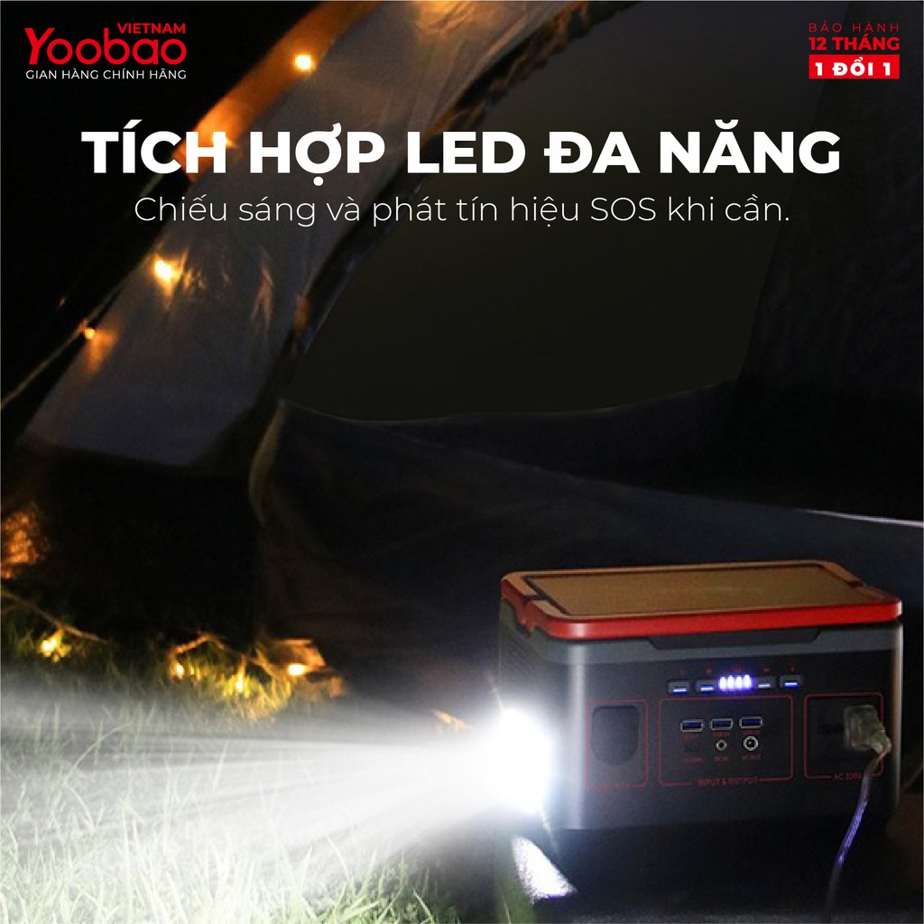 Trạm sạc dự phòng 90000mAh Yoobao EN300 Sạc nhanh PD60W 220V/300W - Hàng chính hãng - Bảo hành 12 tháng 1 đổi 1