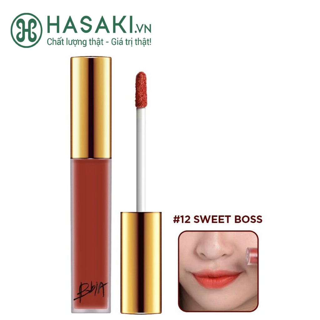 Son Tint Dạng Kem Bbia Màu Cam Cháy 12 Sweet Boss 5g Last Velvet Lip Tint Version 3