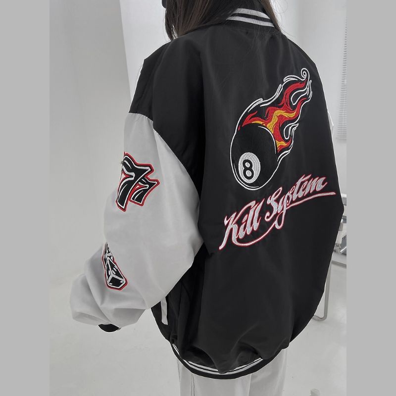 XPstore Áo Khoác Bomber Dù 2 lớp KILL SYSTEM Nam/Nữ (Ảnh thật)