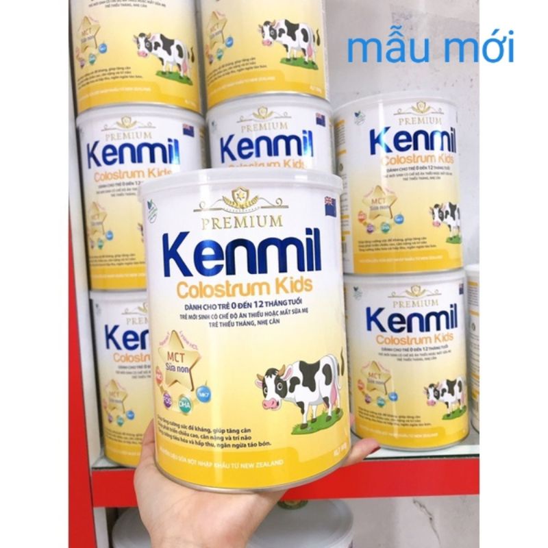 Sữa kenmil colostrum kids 900g mẫu mới mua 5 tặng 1