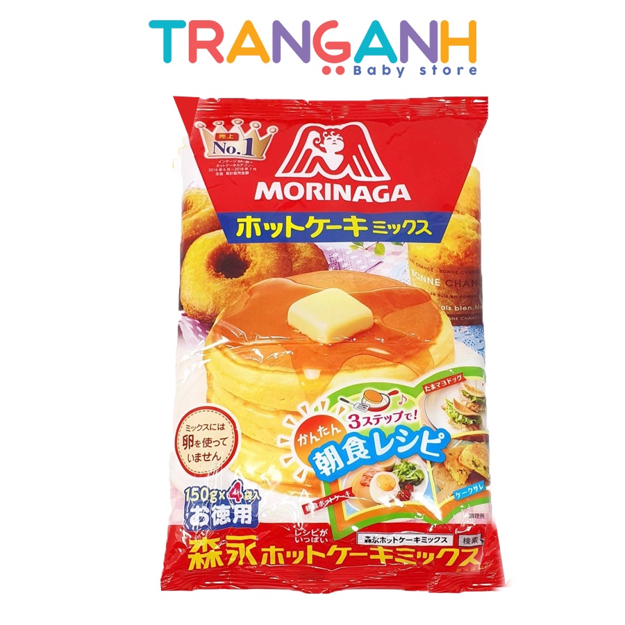 Bột làm bánh pha sẵn pancake, hotcake Morinaga