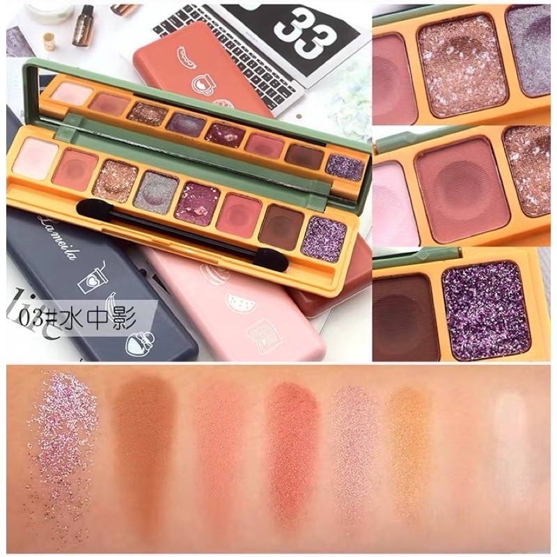 Bảng mắt Lameila 8 ô nội địa trung giá rẻ chất lượng | BigBuy360 - bigbuy360.vn