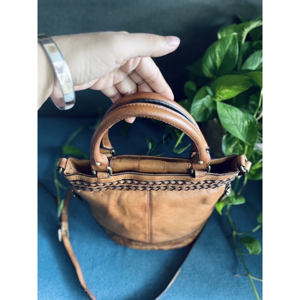 SALE túi si da thật hiệu Makowsky