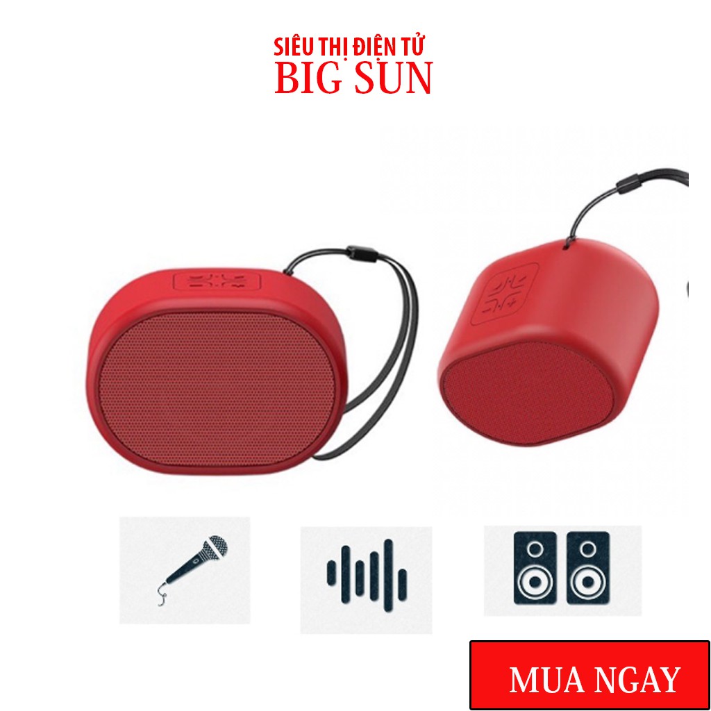 Loa Bluetooth mini vi tính BOROFONE - BT62 thiết kế nhỏ nhắn - kiểu dáng thể thao - Âm Trầm Bass chuẩn - BH