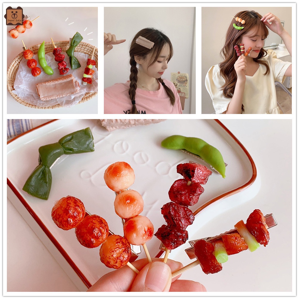 Kẹp Tóc Hình Thức Ăn Sáng Tạo Thời Trang