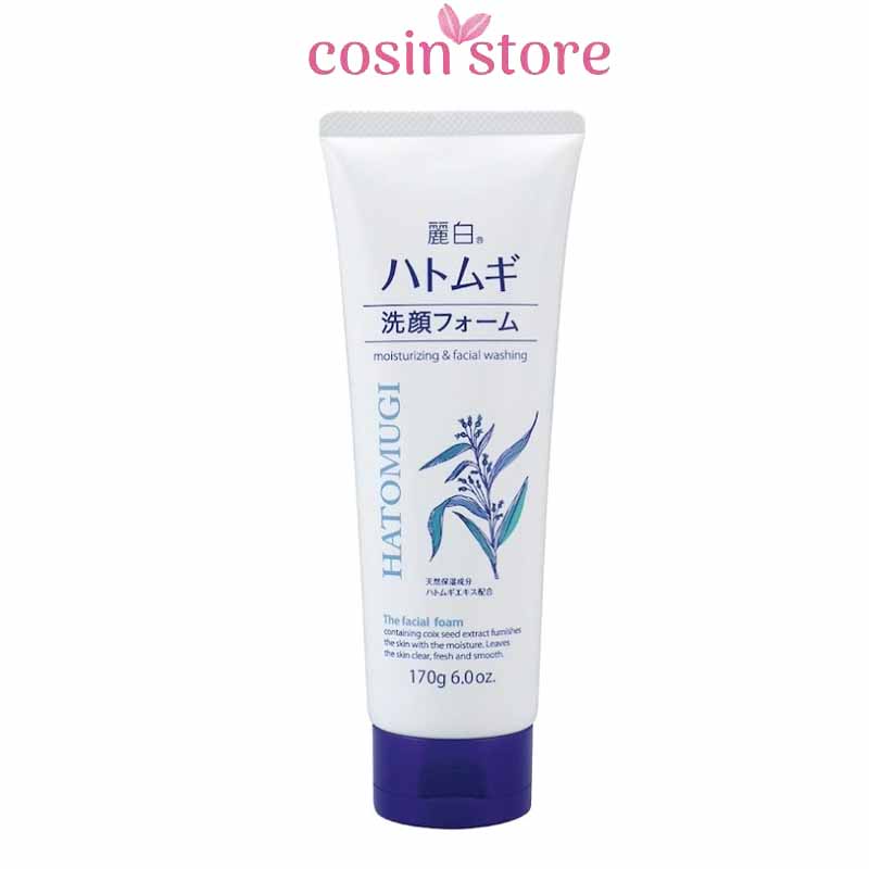 Sữa Rửa Mặt Ý Dĩ Reihaku Hatomugi the facial foam 170g Nhật Bản Moisturizing facial washing Cosin Store