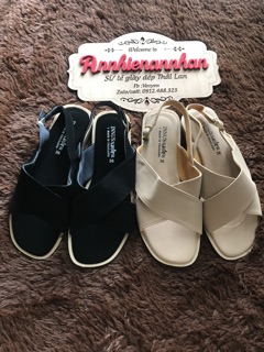 Sandal bệt quai chéo