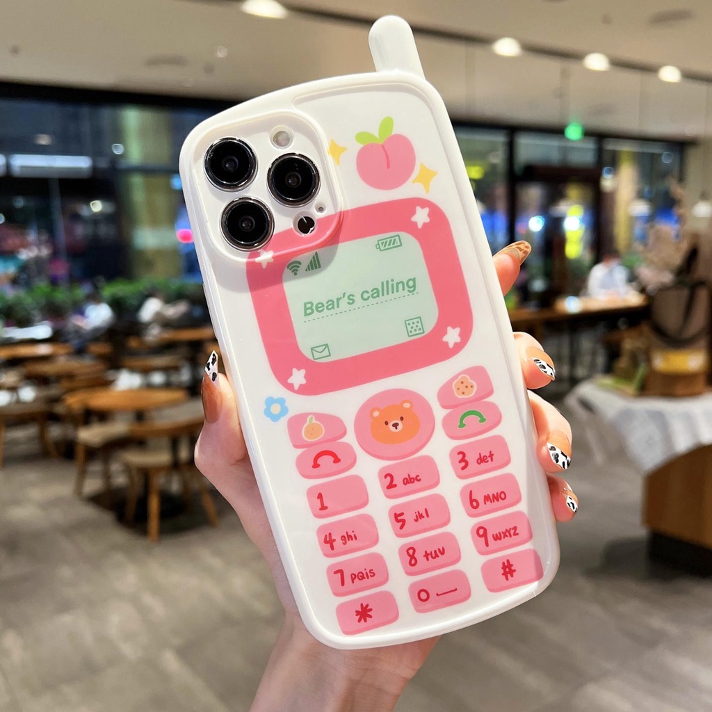 Ốp Điện Thoại Silicon TPU Mềm Chống Sốc In Họa Tiết Hoạt Hình 3D Cho iPhone 11 12 13 Pro Max