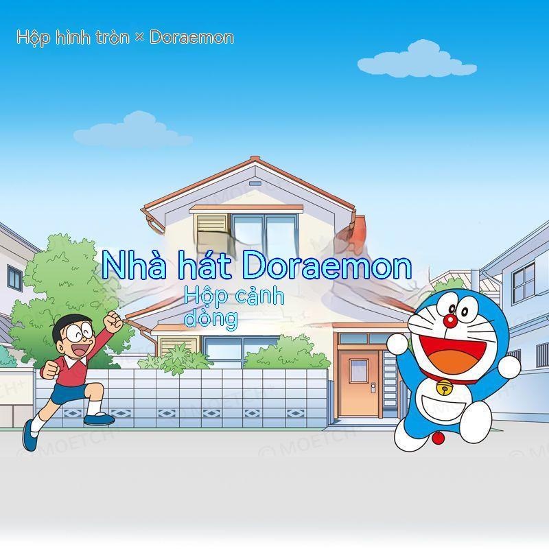 Bộ truyện Đôrêmon Chính hiệu Nhà hát Nhỏ mô hình giấy DIY Thủ công hộp mù Quà tặng sản xuất cảnh