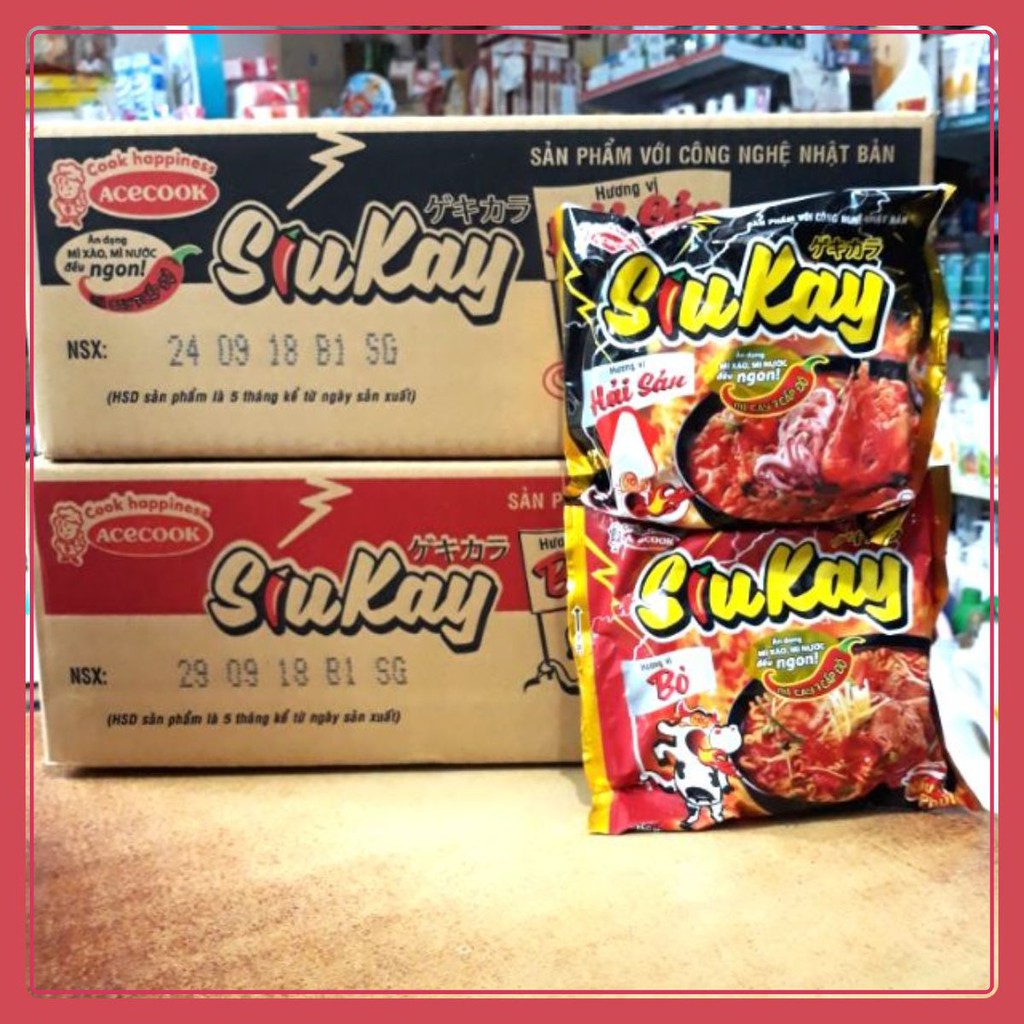 Mì Gói SIUKAY ACECOOK 24goi×128g