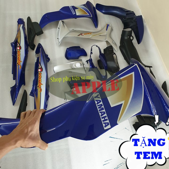 Dàn áo Xe JUPITER V nhựa ABS cao cấp Màu Xanh Tím Than  Củ hậu xe Jupiter V - SPA-DG-JuV