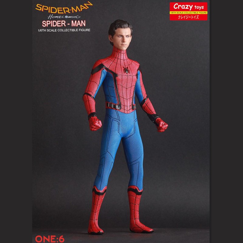 Mô hình Crazy Toys Spider Man Homecoming 1/6 30cm  Spiderman