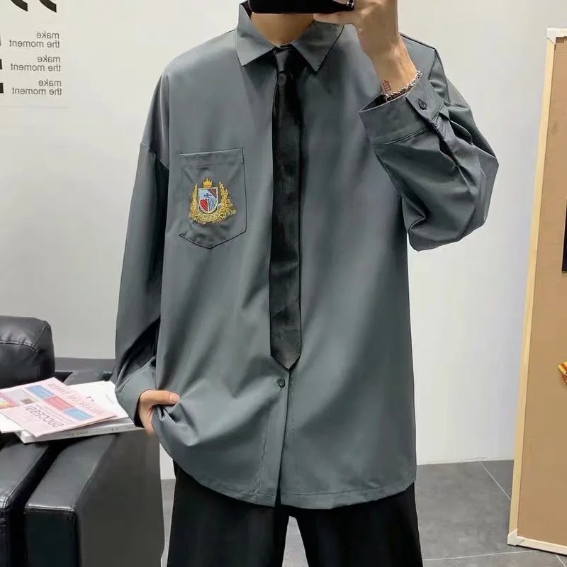 Áo Sơ Mi Tay Dài Thời Trang Phong Cách Nhật Bản Độc Đáo Cho Nam S-3Xl | BigBuy360 - bigbuy360.vn