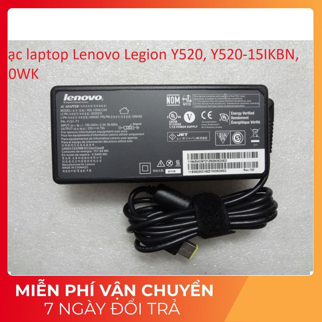 ⚡️[Sạc zin]Sạc laptop Lenovo Legion Y520, Y520-15IKBN, 80WK